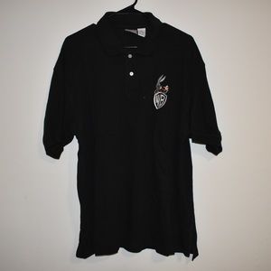 Warner Brothers Black Polo